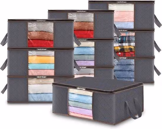 Contenitori per riporre oggetti sotto il letto - organizer pieghevoli per vestiti