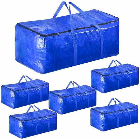 Confezione da 8 contenitori per riso XXL, impermeabili, 75x36x38 cm, resistenti