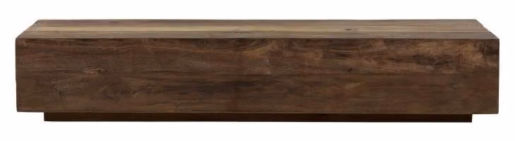 Tavolino Pomax Temba, colore marrone, dimensioni 160 x 35 x 30,5 cm