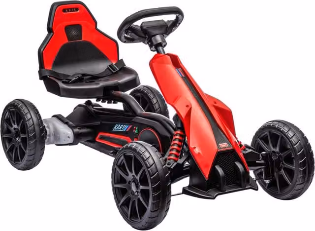Auto Elettrica per Bambini ¨C zephmum ¨C Rosso 100x58x58,5cm