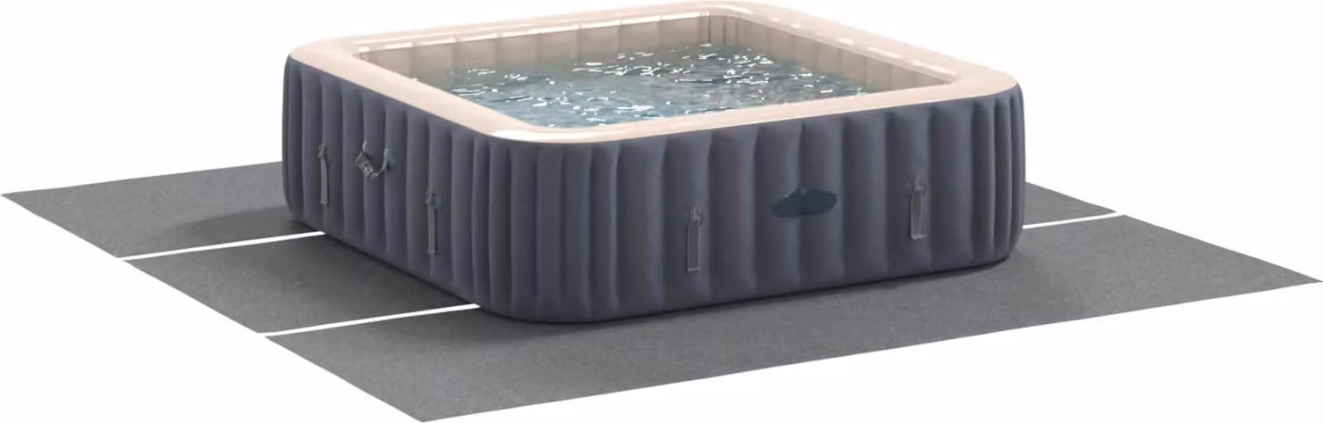 Telo per Fondo Piscina Grigio chiaro 396 x 396 x 0,1 cm