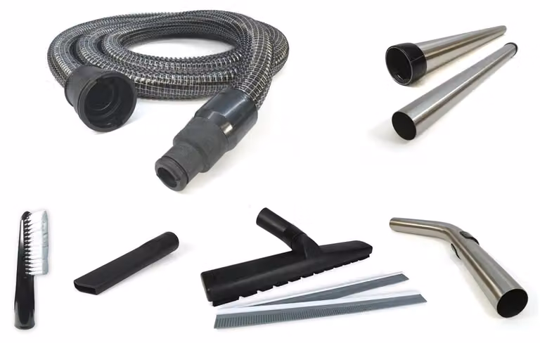 Set composto da tubo per aspirapolvere e kit di accessori per nebulizzazione, adatto per i modelli Starmix uClean LD-1432 HMT