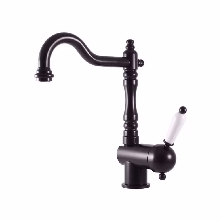 Slezák-RAV Slezák RAV Labe L508/8CMAT Miscelatore per lavello Colore: nero opaco, Dimensioni: 3/8''