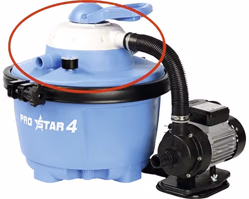 Coperchio del contenitore filtrante ProStar - completo