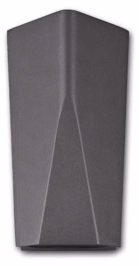 Lampada da parete esterna a LED, modello Tay, alluminio antracite, 2 x 4,5 W