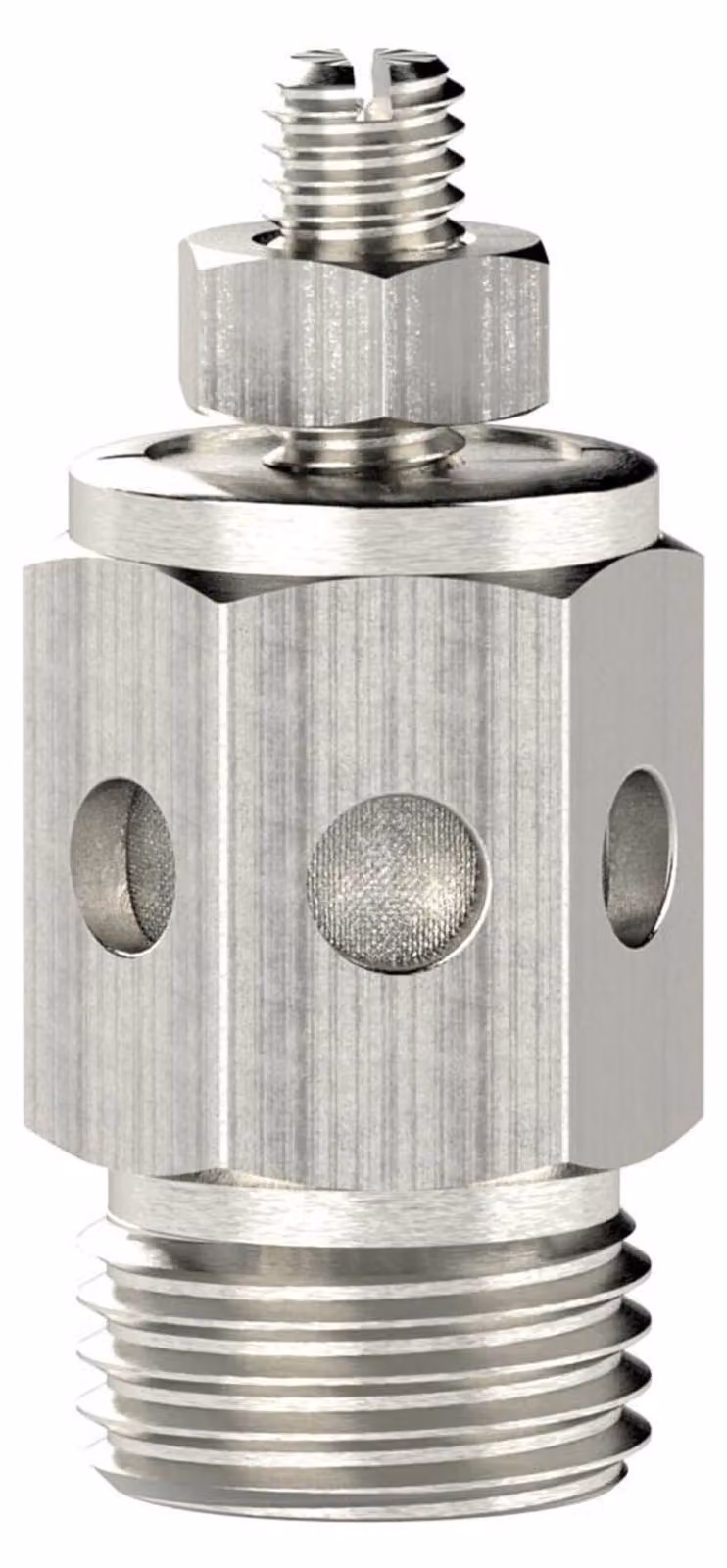 Silenziatore Riegler, elemento sinterizzato, corpo ES, barra singola, G1