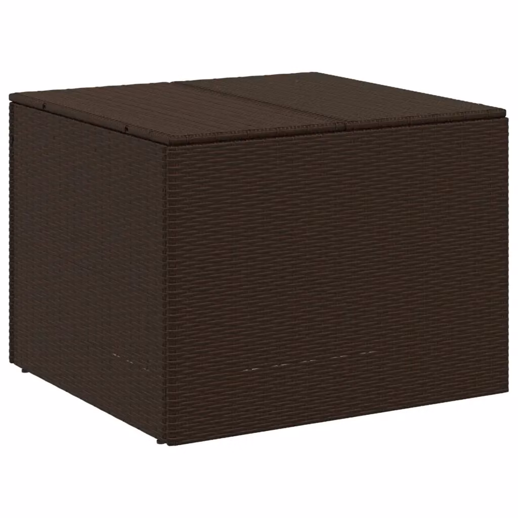 Contenitore da giardino vidaXL in polyrattan marrone con capacità 291L – 2