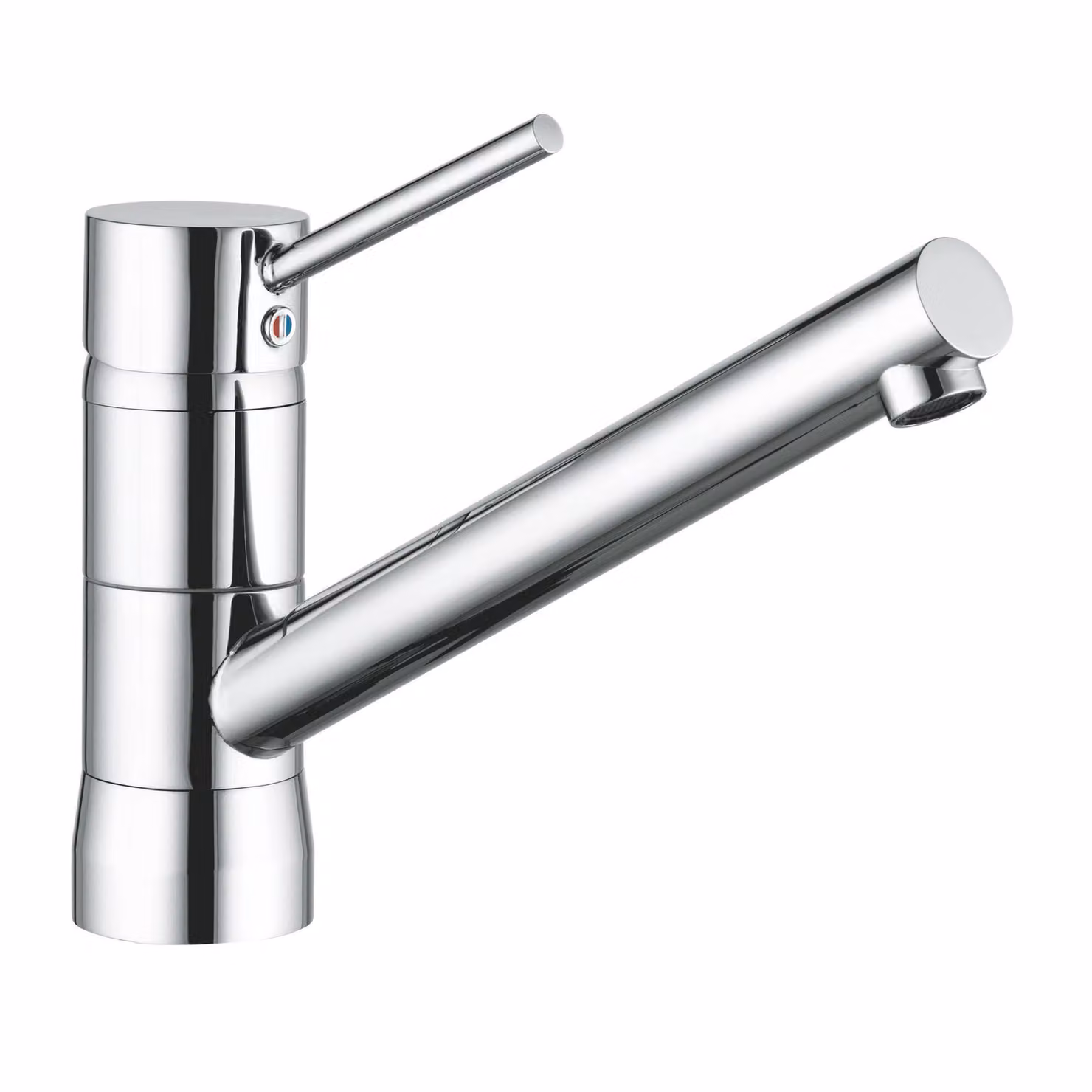 KLUDI SCOPE Mitigeur monocommandé d'évier à baïonnette, levier fermé, chrome, 339380575, 339380575