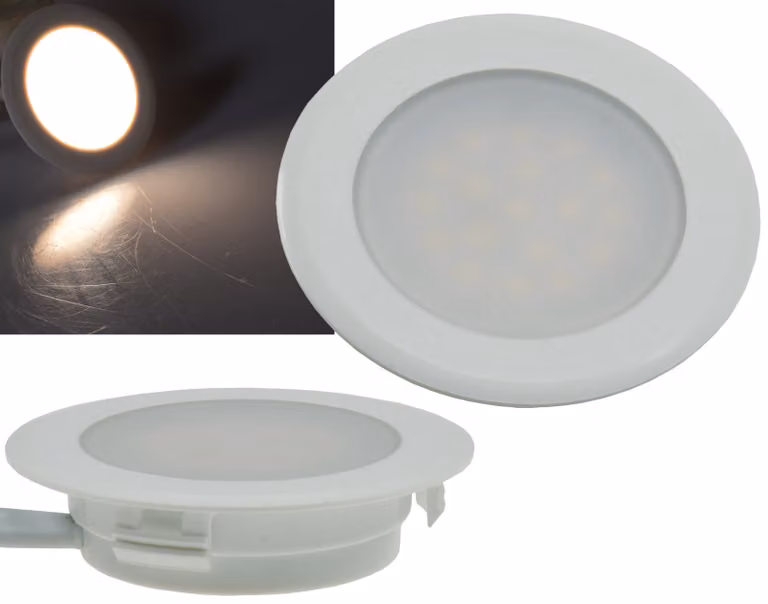 ChiliTec Luce da incasso LED EBL-HV65, bianco neutro 2 Watt, 230V AC, 4200K, 170 lumen