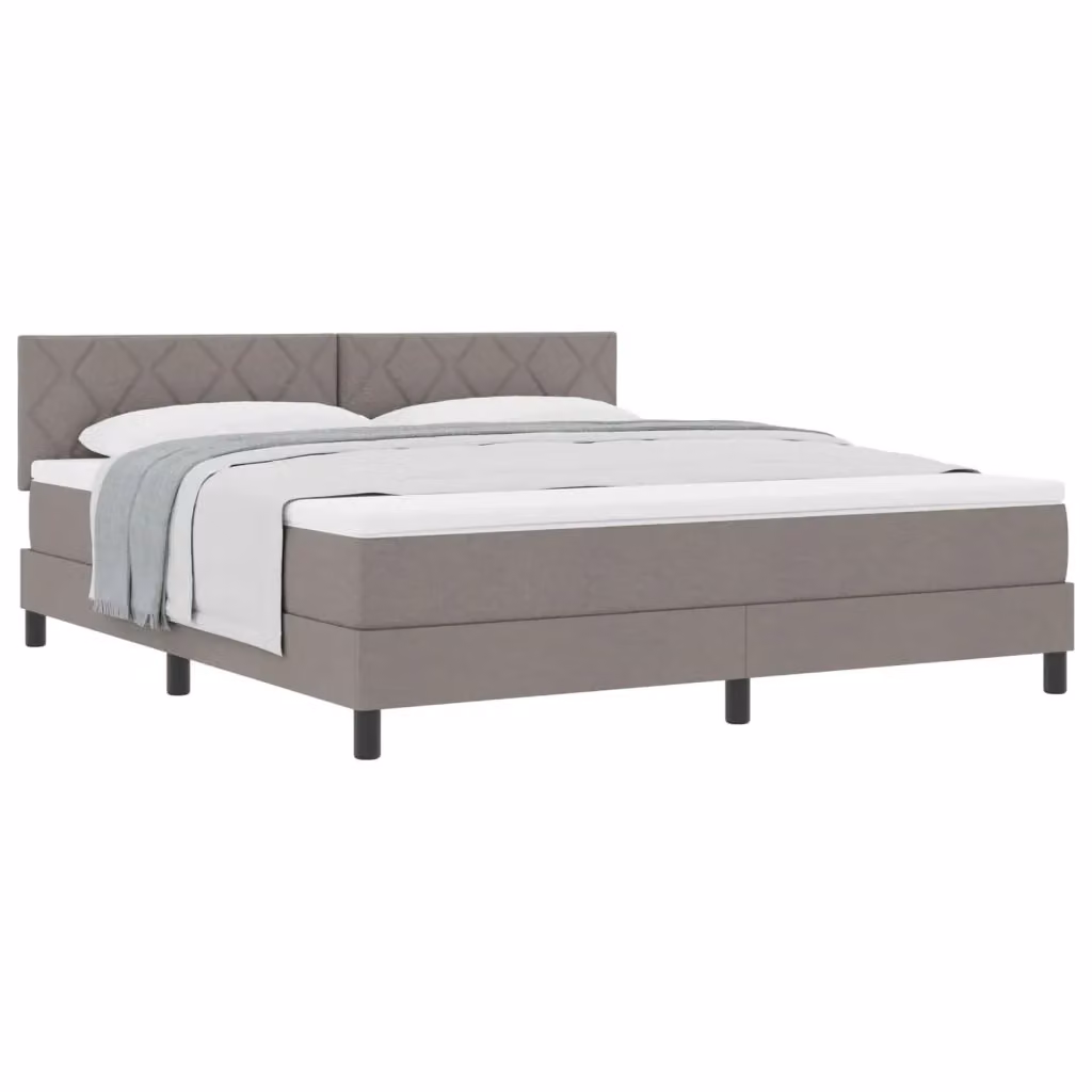 Letto Ibrido con Testiera Talpa vidaXL in Tessuto Beige o Grigio L/P/H: 180 x 200 x 280 cm – 2