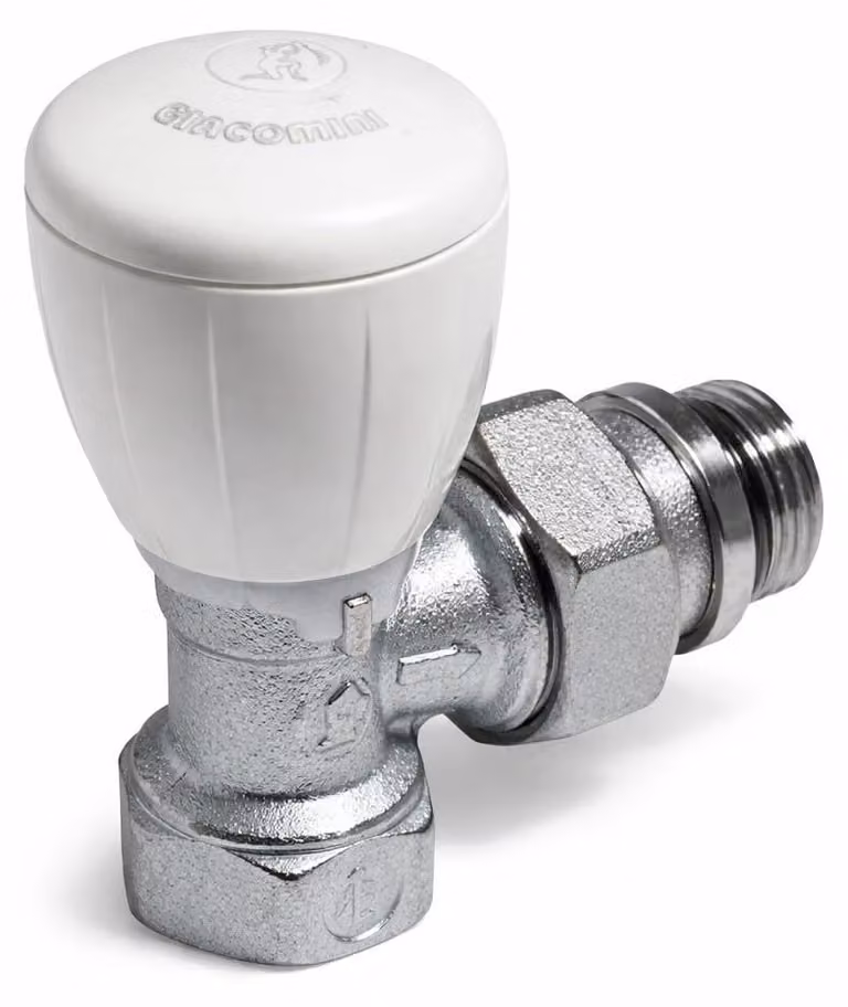 Valvola termostatica per termosifone, attacco a 3/8", marca GIACOMINI, modello R421X132