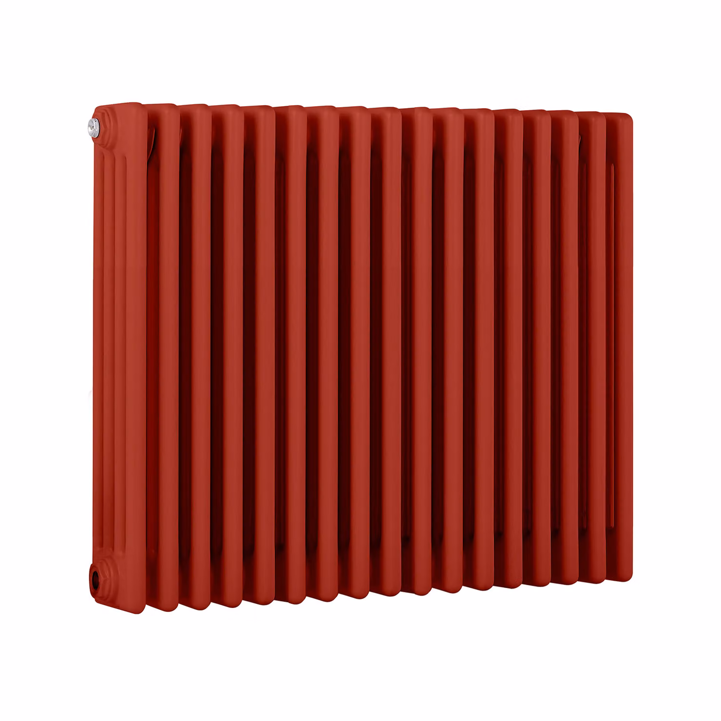 Radiatore Orizzontale a Colonne (4 Colonne) 600mm x 785mm - Rosso (Siamese Rosso) - Regent