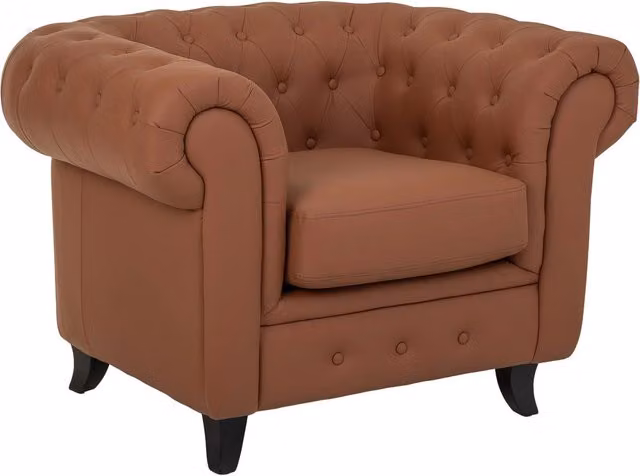 Poltrona in mousse color moka 110x81x77h cm
