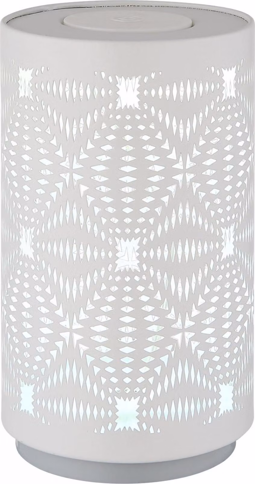 Lampada da tavolo LED RGB, batteria ricaricabile, touch, bianco, H 14 cm