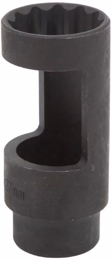 Kit di utensili universale per auto, composto da 12 pezzi, realizzato in acciaio cromo-vanadio, con attacco da 1/2 pollice e chiave da 27 mm. Qualità professionale