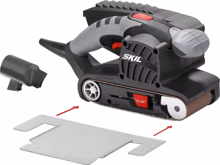 Skil Bandschleifmaschine 1215 AA, Schleifmaschine 650 W, Schleifband 76 x 457 mm