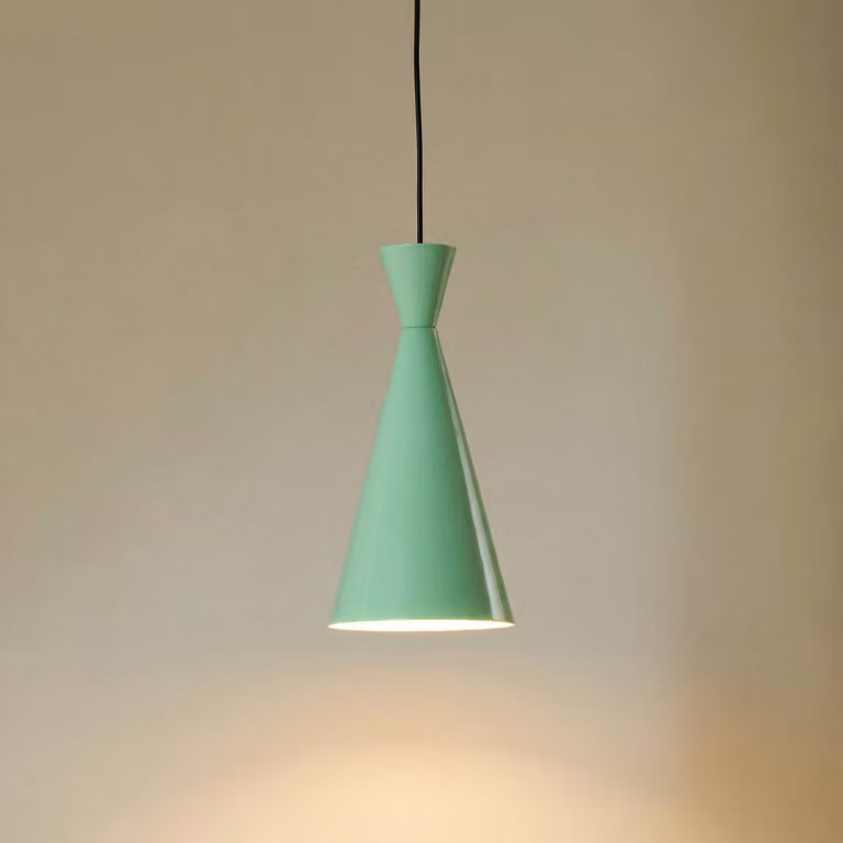 Lampada a sospensione Glenora ROYALTECH, dimmerabile, Verde, Soggiorno / Sala da pranzo, Metallo, Moderno, Lampada a sospensione
