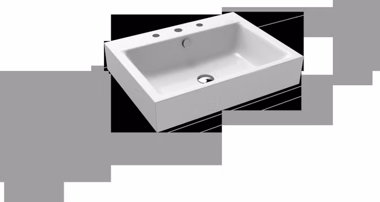 Lavabo à poser Kaldewei Puro 3157, 600 x 460 x 120 mm, 900706033001, 900706033001