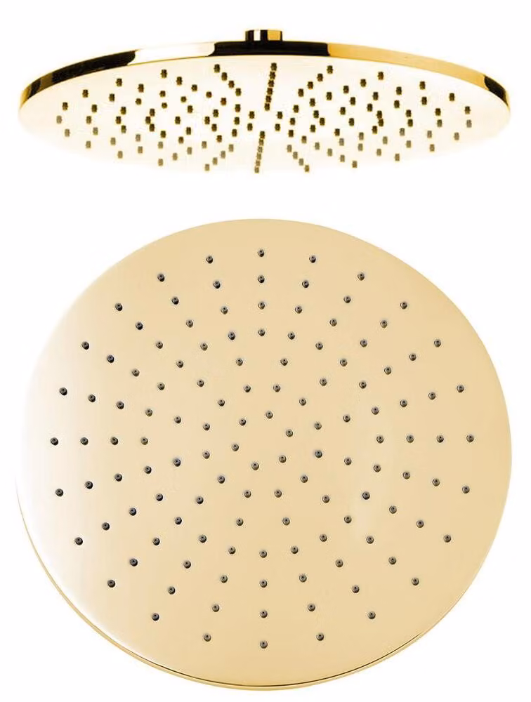 Soffione, diam. 300 mm, oro