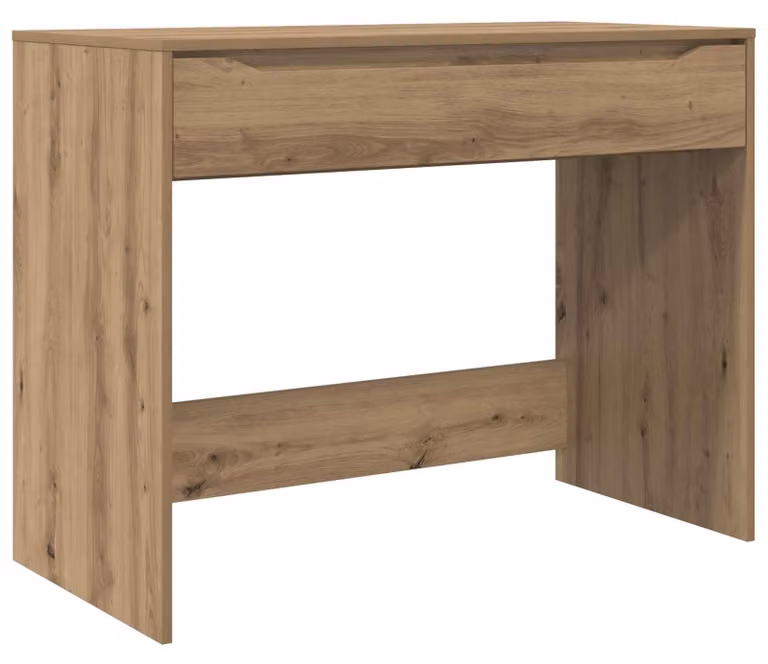 Scrivania in legno con cassetto, 100 x 50 x 78 cm