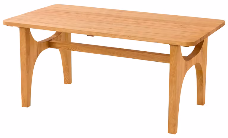 Eleganter brauner Esstisch aus Holz für stilvolle Essbereiche