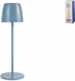 H&H Lampada Eureka in metallo Ottanio h 38 cm