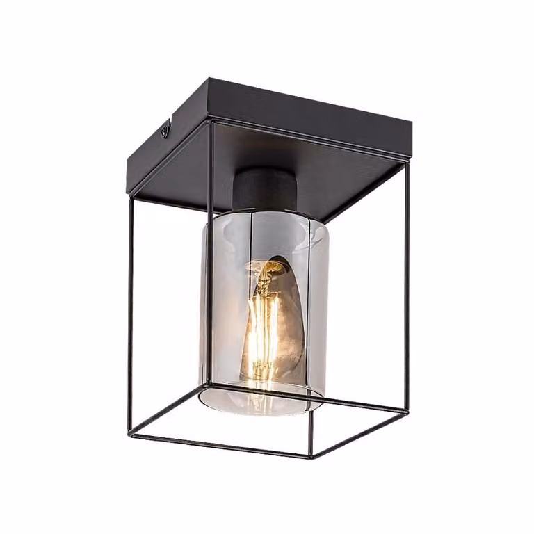 Lampada da soffitto moderna E27 1x25W colore nero 71031 Chadwick Rabalux