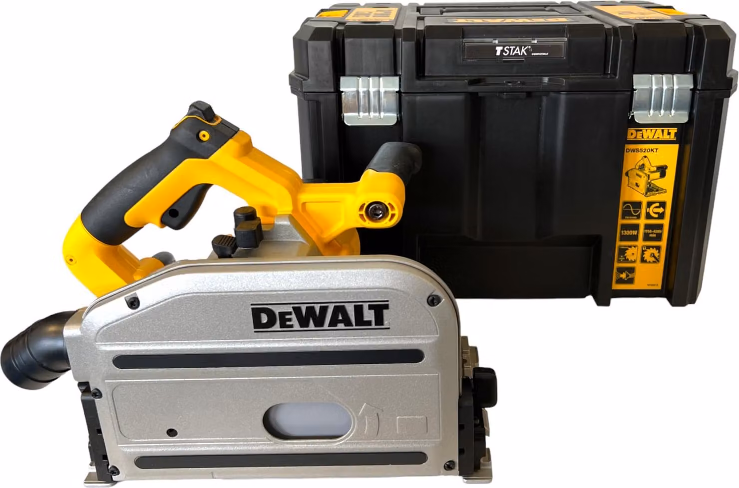 Sega circolare a immersione DeWalt DWS 520 KT 1300 Watt 165 mm + lama + TSTAK