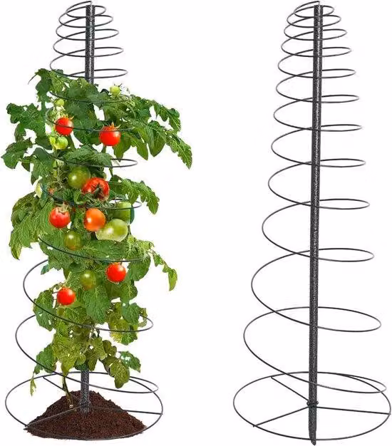 Casetta da giardino in metallo nero per interni ed esterni - Elegante elemento decorativo da giardino con 3 vasi