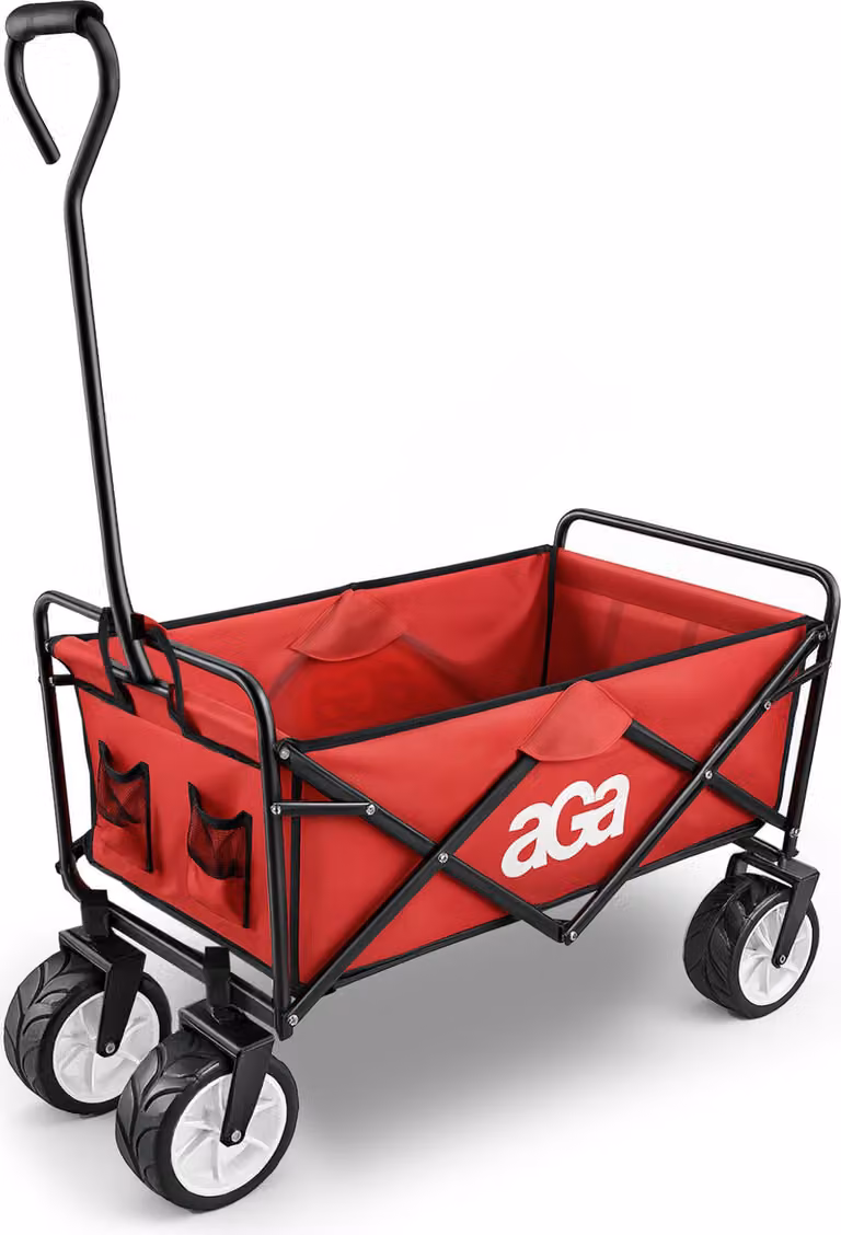 Aga Carrello pieghevole da trasporto MR4620 Rosso