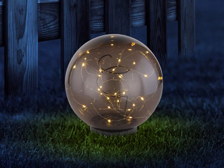 GLOBO 33806 Luce solare in plastica, 30x LED