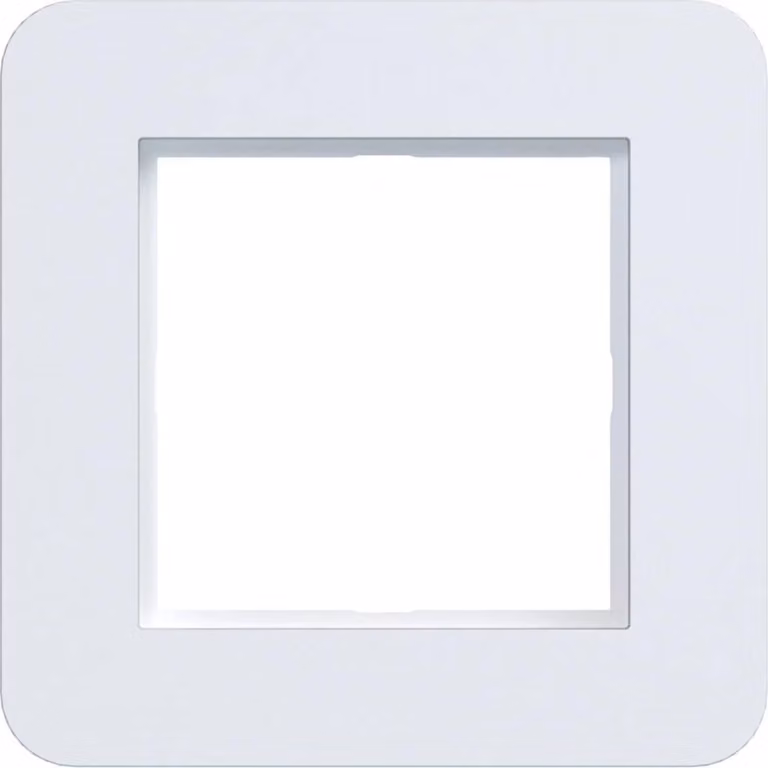 Cornice Hager singola C.8 WAD9100WM bianco lucido opaco