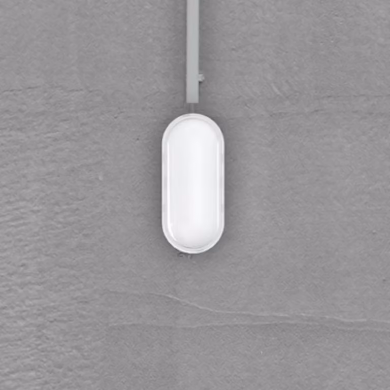 MEGATRON Applique da esterni LED Zella Neo XL con sensore, bianca, IP54 Sensor, dimmerabile, Bianco / Opale, Corridoio, Plastica