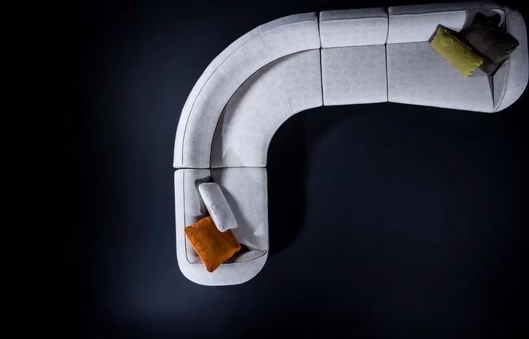Eckcouchgarnitur Modernes Designer L-Form Sofa Couch Wohnzimmermöbel