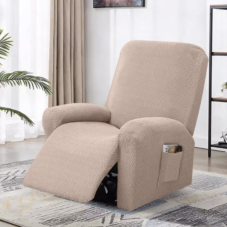 Coprisedili completi per poltrone relax, con tasche