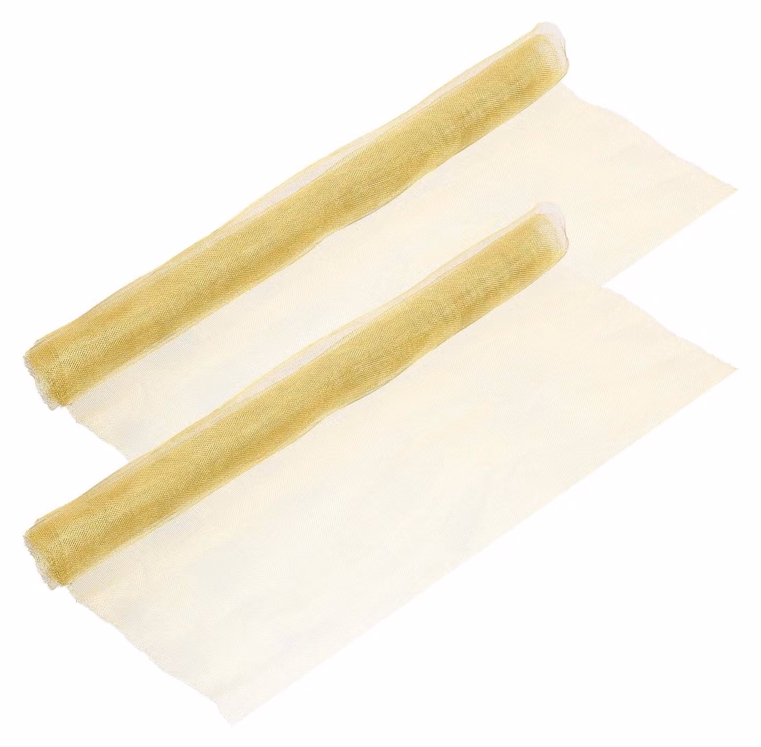Tessuto in ottone, 2 pezzi, dimensioni 101x33 cm, tessuto filtrante a maglia fine (40 mesh)