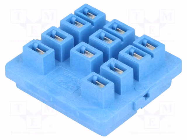 1 x Zoccolo da 10A, uscita: Montaggio: 250VAC -40÷70°C 92.13 Relè elettromagnetici - Accessori