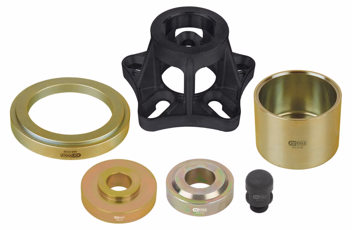 KS TOOLS Set di cuscinetti ruota, posteriore per Citroen / Fiat / Ford / Peugeot, 6 pezzi ( 440.0120 )