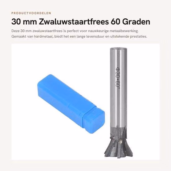 Frese per scanalature cilindriche in metallo duro, 30 mm - 6 frese per scanalature - Albero diritto - Adatta per la lavorazione dei metalli - Modello YG8 - 30 mm in metallo duro