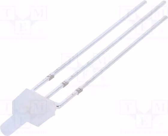 2 LED bicolor, 2 mm, 750÷1120 mcd, 330÷500 mcd, rosso/blu, angolo di emissione 90°, OSRBMA7K92B, diodo LED