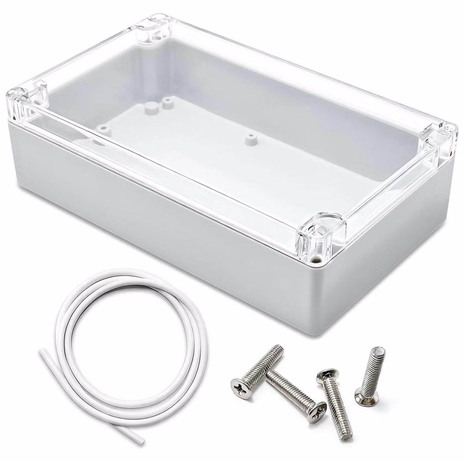 Scatola di connessione 200 x 120 x 56 mm - Scatola di connessione elettronica - Grado di protezione IP65, resistente all'acqua