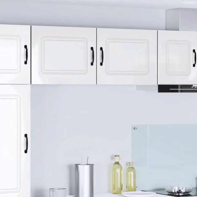 Mobile da cucina 2 pz-Set di 2 Armadio da cucina Bianco Lucido 50 x 31 x 40 cm 760609