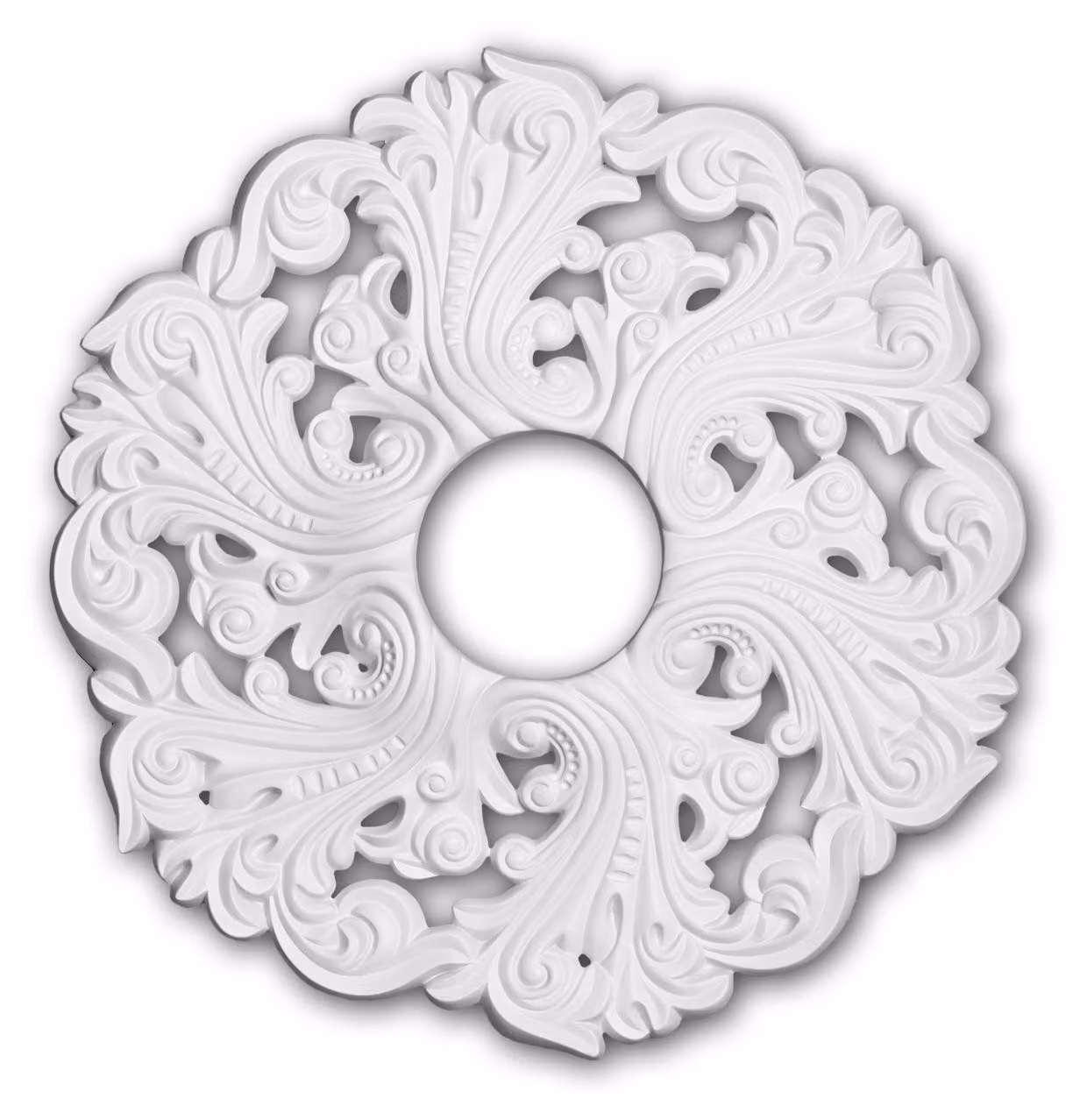 Rosone da soffitto Profhome 156003 Stile rococò / barocco Ø 52 cm