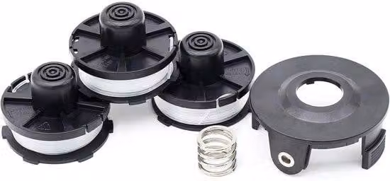 Filo avvolto per tosaerba - lunghezza 8 m - Ø 1,60 mm - con bobine - 3 pezzi