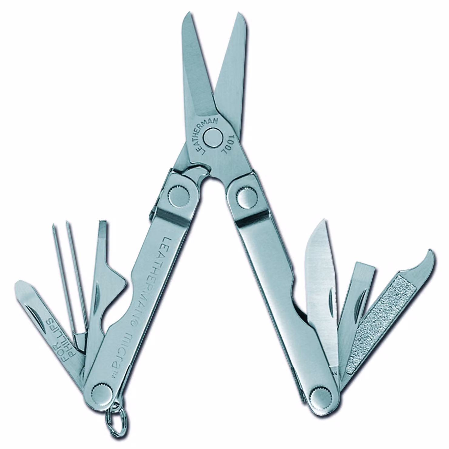 Leatherman Micra argento multiutensile