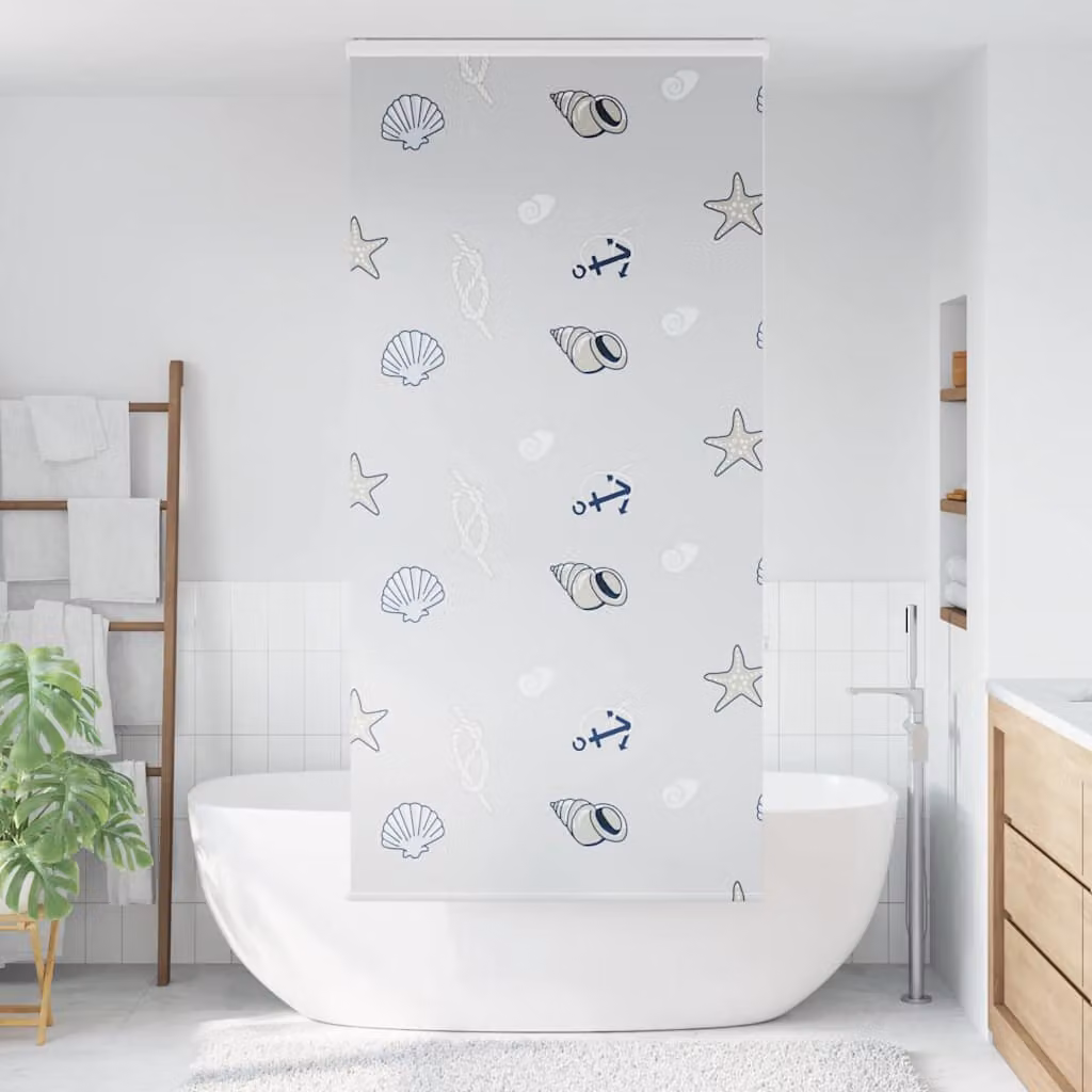 vidaXL Tenda a Rullo Doccia con Cassonetto 100x240cm Larghezza Tessuto