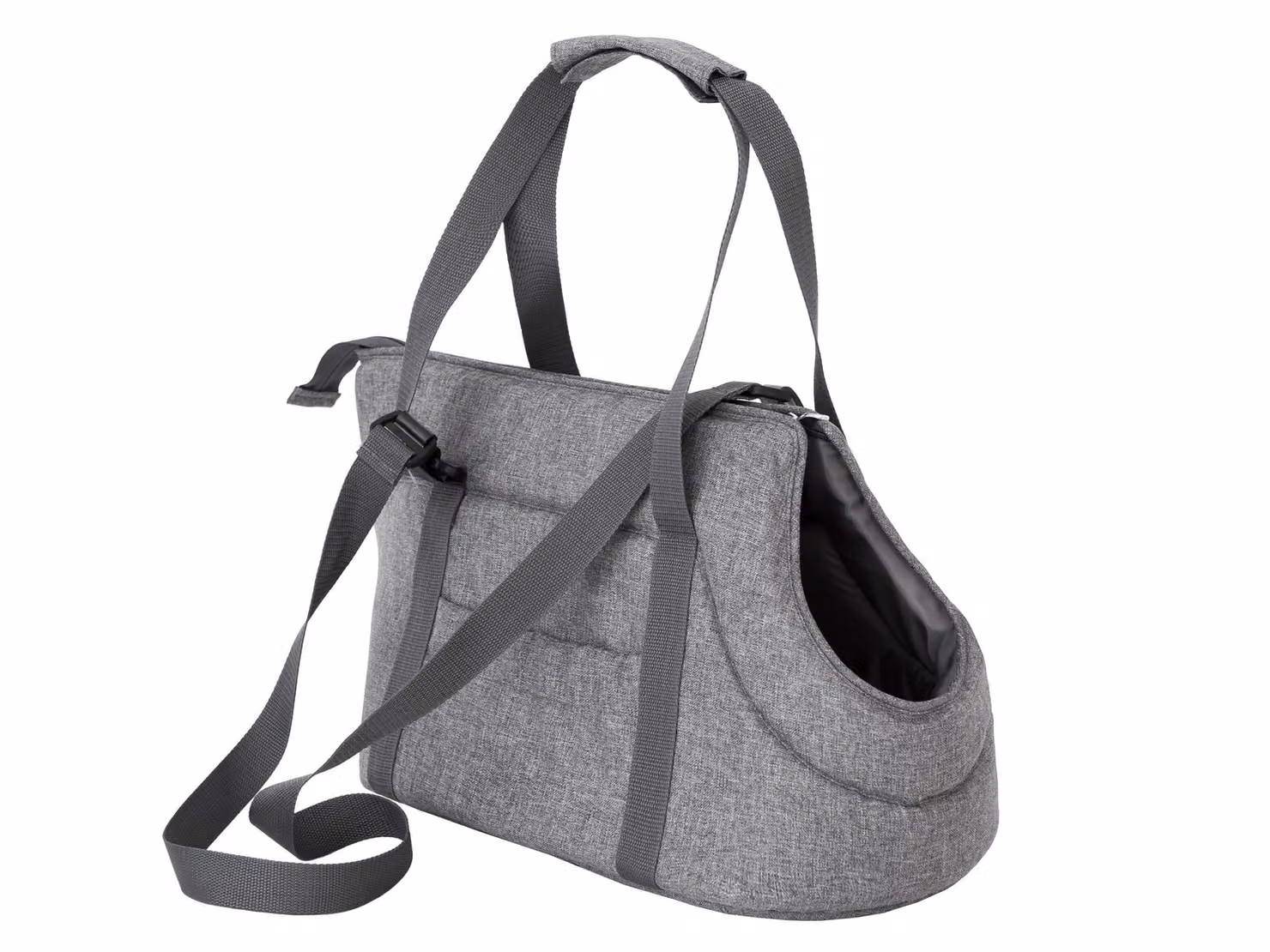 Borsa da trasporto per cani e gatti ( 25×50×27 cm ) leggera e robusta, con moschettone - Doggy