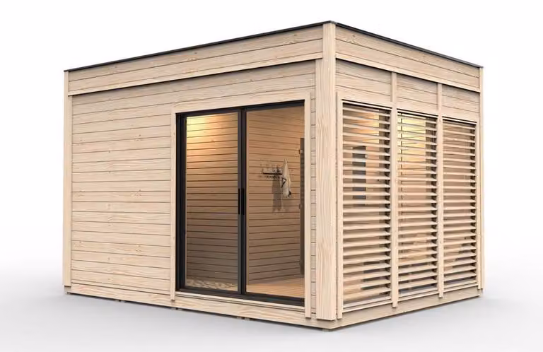 Holzhaus Gartensauna Holzsauna Outdoor Sauna Moderne Sauna Saunahütte