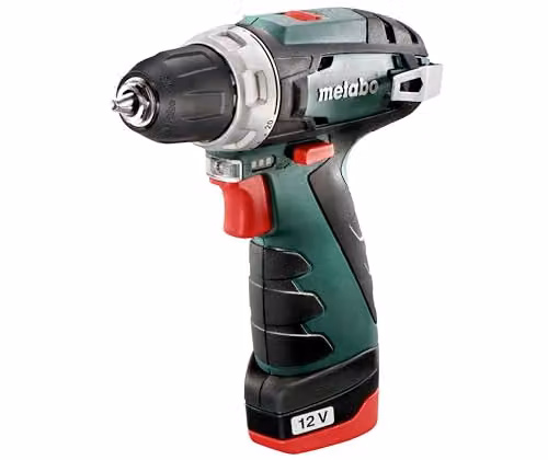 POWERMAXX BS BASIC (600984500) TRAPANO-AVVITATORE A BATTERIA 12V 2X2AH LI-ION; CARICABATTERIA LC 12; VALIGETTA IN PLASTICA