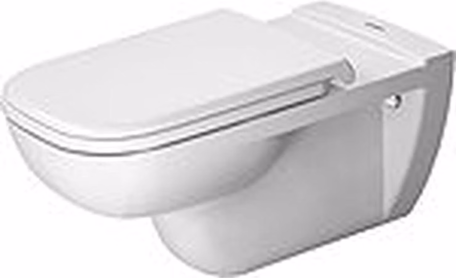 WC sospeso Duravit D-Code 700 mm con scarico a fondo, senza barriere architettoniche, bianco, 1 pezzo.